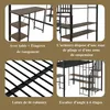 MODFU Lit Mezzanine Ado 120x200 cm - Lit Métal avec Bureau Voir les images du produit 8