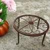 2er Set Blumenhocker Metall Pflanzenständer, Rund Blumen Produktbild-Vorschau 3