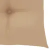 VidaXL 3062586, Terrasse, Gepolsterter Sitz, Teak, Beige, Produktbild-Vorschau 9