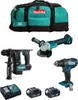 MAKITA Kit MK301 (DDF482 + DHR171 + DGA504 + 2 x 5,0 Ah + Produktbild-Vorschau 1