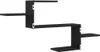 vidaXL Scaffale a muro nero effetto rovere 104x15x49 cm Anteprima dell’immagine prodotto 7