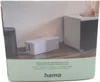 The image shows the packaging of a white cable management box, with the product visible inside. Anteprima dell’immagine prodotto