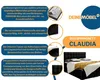 Deine Möbel 24 Boxspringbett CLAUDIA 180x200 cm Inari 100 Produktbild-Vorschau 4