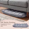 Chaise de sol COSTWAY avec dossier réglable, fauteuil de Voir les images du produit 9