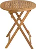 Balkontisch Klapptisch Holztisch Ø 60 cm Rund Gartentisch Produktbild-Vorschau 9