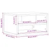 Stojan na tlačiareň biely 40x32x22,5 cm kompozitné drevo Náhľad obrázku produktu 10