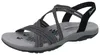 SKECHERS Damen Riemen Sandale schwarz Textil Stretch - Produktbild-Vorschau 1