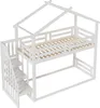 Sweiko Kinderbett 90x200cm, Niedriges Etagenbett mit Produktbild-Vorschau 11