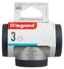 Legrand Schuko Steckdose 3-Steckdosenleiste Grau Verteiler Voir les images du produit 4