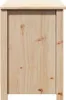 A side view of a wooden TV cabinet. Náhľad obrázku produktu