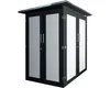 Gartenschrank weka Kompakt Q 200x125x217 cm anthrazit-weiß Produktbild-Vorschau 2