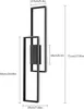 Lampa ścienna akrylowa metalowa lampa ścienna LED Podgląd zdjęcia produktu 5