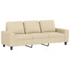 Cloris DesignMöbel 3-Sitzer-Sofa Creme 180 cm Stoff , Produktbild-Vorschau 2
