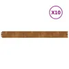 A single plank with a wood grain texture and a circular graphic indicating quantity. Voir les images du produit