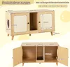 Mueble COSTWAY para arenero de gato, casa para gatos con Vista previa de la imagen del producto 3