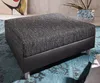 DELIFE Hocker Clovis B98 x T83 Schwarz Modul Kunstleder Produktbild-Vorschau 6