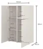 Buffet Maxis mit 3 Türen, Kaschmir, 92cm Produktbild-Vorschau 6