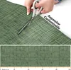 Outdoorläufer Teppich Läufermatte TATAMI Grün Rattan Robust Produktbild-Vorschau 2