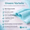 Betz 10 Stück Seiftücher 30x30 cm PALERMO 100% Baumwolle  Produktbild-Vorschau 9