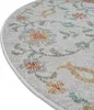 Teppich Outdoor Wohnzimmerteppich creme mit buntem Produktbild-Vorschau 4