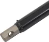 A close-up view of the end of a black metal drill extension with a silver metal attachment point with a hole. Produktbild-Vorschau