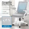 ALFORDSON Bürodrehstuhl, Ergonomischer Mittelhoher Produktbild-Vorschau 7