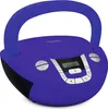 A purple TechniSat Viola CD-1 boombox with a handle, displayed on a white background. Anteprima dell’immagine prodotto
