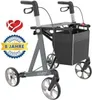 Server Rollator HD-Heavy Schwergewicht Rollator mit Tasche, Produktbild-Vorschau 6
