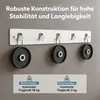 doporro Garderobenleiste mit 5 Haken, Wandgarderobe mit Produktbild-Vorschau 3