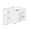 Clinvia Schuhbank mit Stauraum, Flurbank Weiß, 100x30x52cm, Produktbild-Vorschau 3