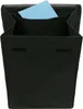 A black shopping trolley bag with a blue piece of paper inside. Anteprima dell’immagine prodotto