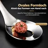 Fleischbällchenformer Edelstahl, Fleischbällchenlöffel mit Produktbild-Vorschau 4