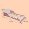 Lettino Relaxdays, 70x140 cm, lettino per neonati con Anteprima dell’immagine prodotto 4