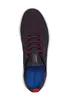 A top-down view of a blue and red Geox sneaker. Produktbild-Vorschau