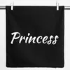 Huuraa Kissenbezug Princess Schriftzug 40x40cm Black Produktbild-Vorschau 1