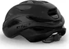 A black MET Idolo bicycle helmet is shown from a side angle on a white background. Produktbild-Vorschau