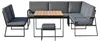 home24 Loungegruppe - 5-teilig - Stahl / Webstoff - Grau Produktbild-Vorschau 5