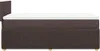 vidaXL Boxspringbett mit Matratze Dunkelbraun 100x200 cm Produktbild-Vorschau 5