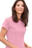 Einfaches Damen-T-Shirt, 100% Baumwolle, unbedruckt, Produktbild-Vorschau 1