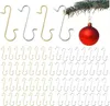 100x Haken Weihnachtsbaum Baumhaken Gold-Silber Produktbild-Vorschau 5