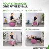 Tunturi Anti Burst Fitness Ball con Pompa - Yoga Ball 65 cm Anteprima dell’immagine prodotto 3