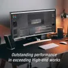 A computer setup with a large monitor displaying editing software, a keyboard, and a mouse on a desk. Náhľad obrázku produktu