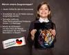 Zeugnismappe, Dokumentenmappe, Ordner A4, Tiger dark Produktbild-Vorschau 5