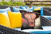 MuchoWow® Outdoor Kissen - Schottisches Hochlandrind - Baum Produktbild-Vorschau 4