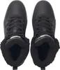 A top-down view of a pair of black Puma high-top sneakers with white soles and black laces. The shoes have a furry lining around the ankle. Produktbild-Vorschau