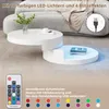 Stolik kawowy Sweiko 70x70x35,5 cm, górny blat obracany o Podgląd zdjęcia produktu 12