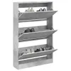 vidaXL Szafka na buty betonowa szara 80x21x125,5 cm Podgląd zdjęcia produktu 1