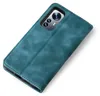 A teal flip case for a smartphone, shown from a diagonal top-down perspective against a white background. Produktbild-Vorschau