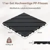 Izrielar 22 Stück Terrassenfliesen 2 qm, 30x30cm Kunststoff Produktbild-Vorschau 2