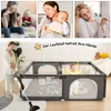 Laufstall Baby Großer Kinderlaufstall Baby faltbarer Produktbild-Vorschau 3